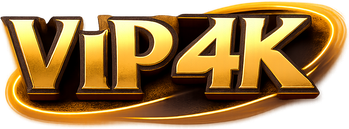 vip 4k লোগো